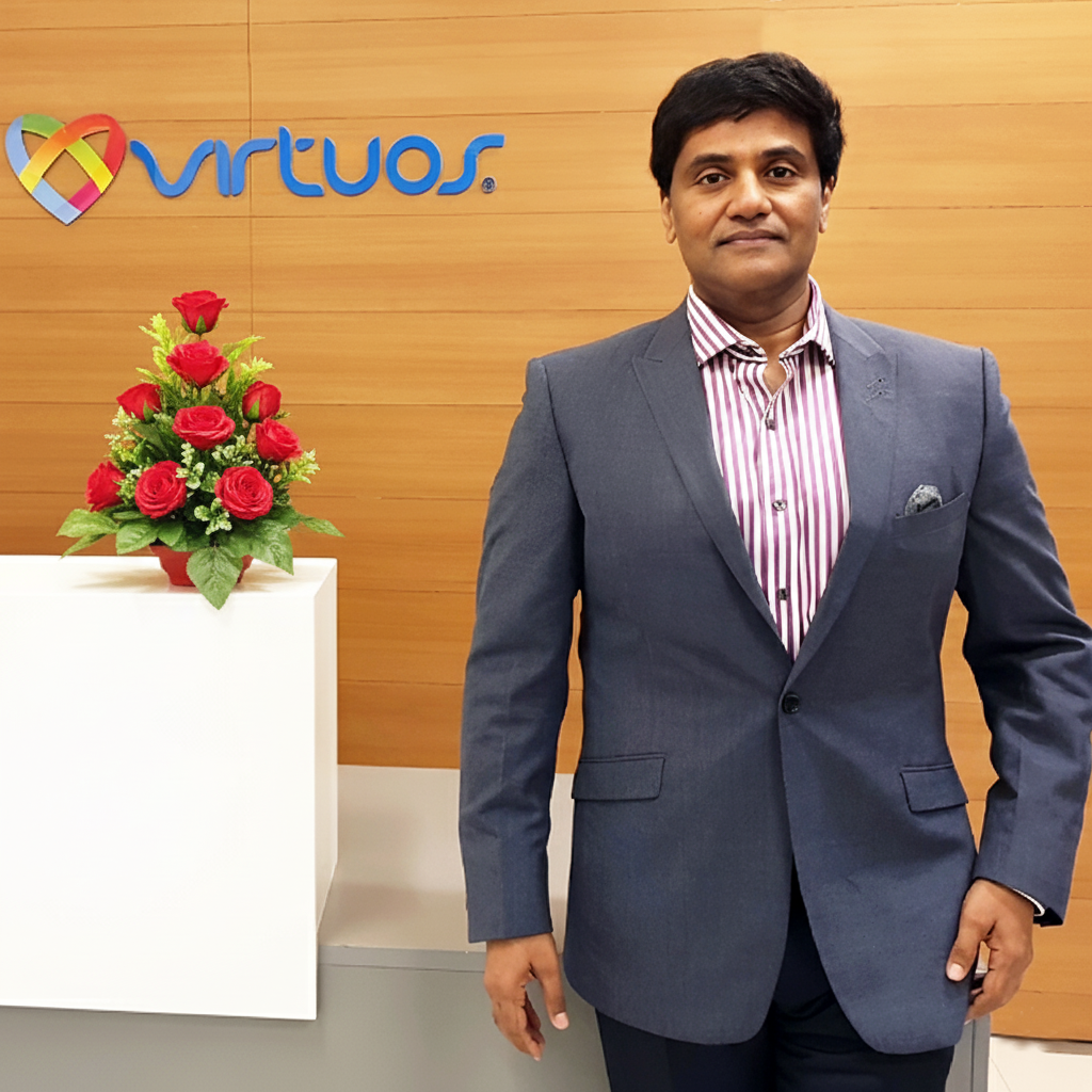 Venky Vijay Reddi, Founder & CEO of Virtuos Digital, drives visionary leadership, strategic innovation, and customer success in CRM and digital transformation