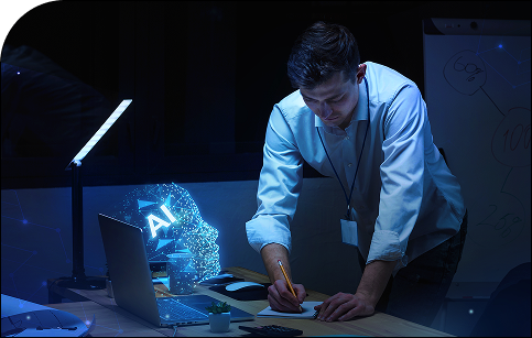 AI + Process: AI optimizes operations, boosts decisions, and drives business efficiency.